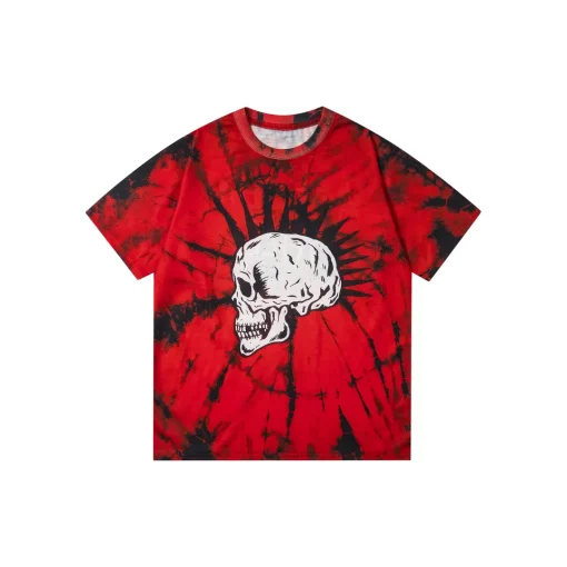 GALLERY DEPT. Exploited T Shirt Red Tie Dye