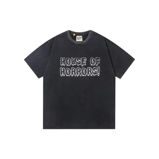 GALLERY DEPT. Horrors T Shirt Vintage Black Cotton