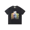 GALLERY DEPT. Dripping Paint Monogram T Shirt Black