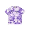 GALLERY DEPT. Exploited T Shirt Purple With White Tie Dye
