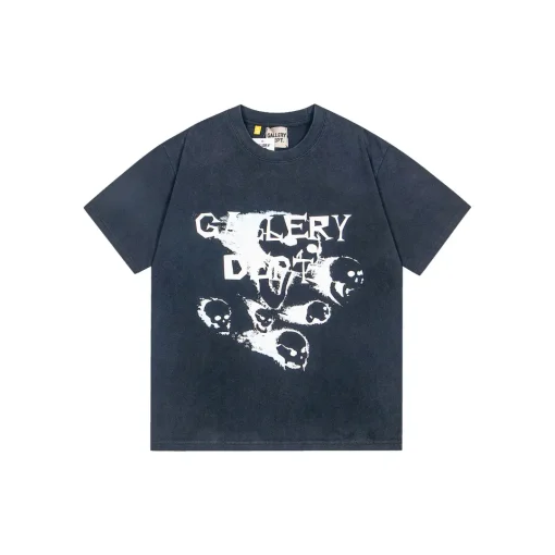 GALLERY DEPT. Tokyo Souvenir Brand Monogram With Design T Shirt Light Black
