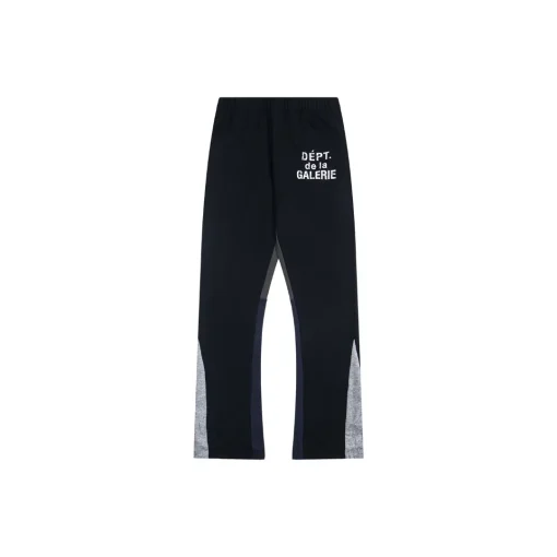 GALLERY DEPT. Black With Gray Loose Fit Hem Pant