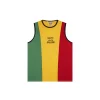 GALLERY DEPT. Sleeveless Basketball T Shirt Red Green Yellow