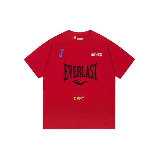 GALLERY DEPT. Everlast Test Print T Shirt Red