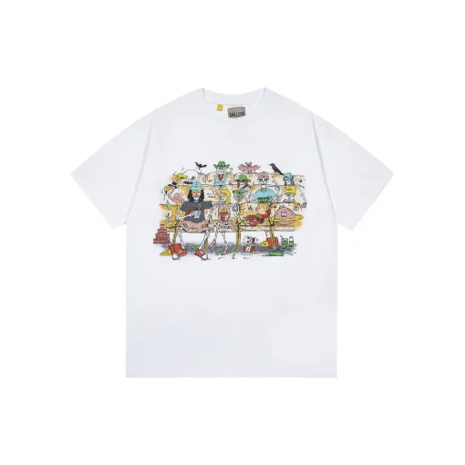 GALLERY DEPT. Scenario Monogram Print T Shirt White
