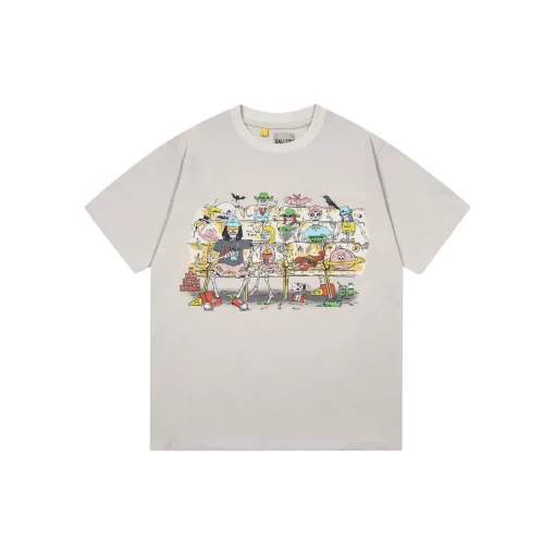 GALLERY DEPT. Scenario Monogram Print T Shirt Off White