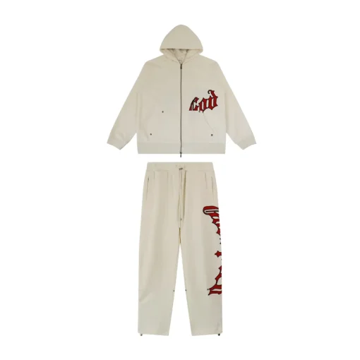 Fear Of God ESSENTIALS Tracksuit Set Off White