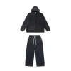 Fear Of God ESSENTIALS Tracksuit Set Black With Monogram Text Design