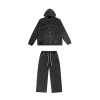 Fear Of God ESSENTIALS Denim Tracksuit Set Black