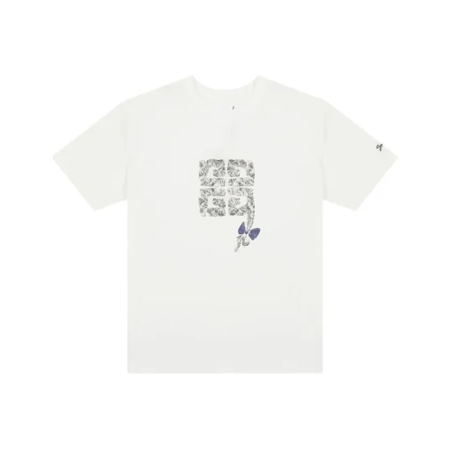 Givenchy White T-Shirt With 4G Braid Print