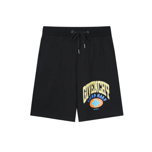Givenchy Black Short With Logo Monogram