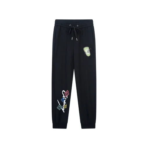 Givenchy Black Pant Trouser With Design