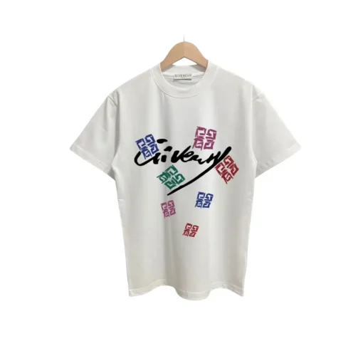 Givenchy White T-Shirt White With Design
