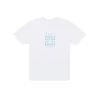 Givenchy T Shirt White With Monogram Logo Star Embosed