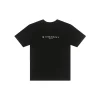 Givenchy T Shirt Black With Paris Text Logo Embosed