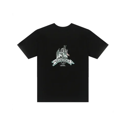 Givenchy T Shirt Black With Dragon Monogram