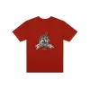 Givenchy T Shirt Red With Dragon Monogram