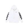 Off-White Hoodie White With Black Design