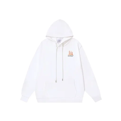 Off-White Hoodie White With Logo M1