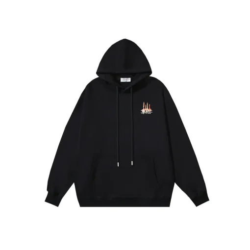 Off-White Hoodie Black With Logo M1
