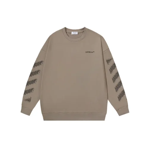 Off-White Sweatshirt Light Brown
