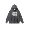 Off-White Hoodie Gray With Monogram Design