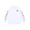 Off-White Sweatshirt White With Beige Design