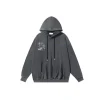 Off-White Gray Hoodie Logo Print