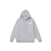 Off-White Light Gray Hoodie Logo Print