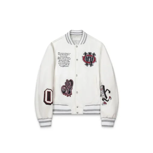 Off-White Varsity Jacket White