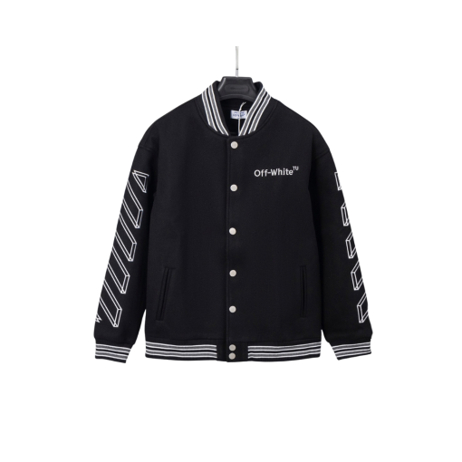 Off-White Varsity Jacket Black