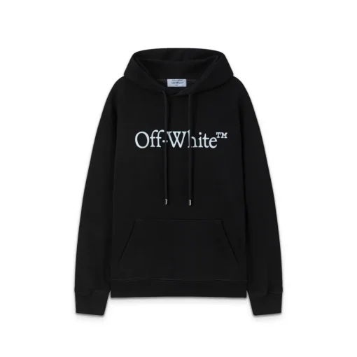 Off-White Hoodie All Black With TM Logo