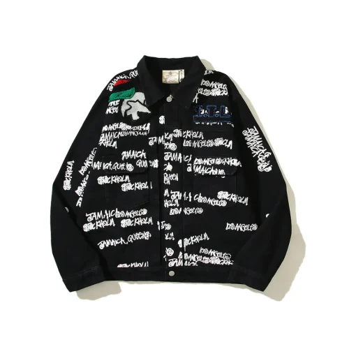 Stussy x Denim Tears x Our Legacy TTL Denim Jacket Black