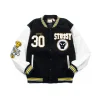 Stussy x Goldie Metalheadz 30 Varsity Jacket Black And Off White