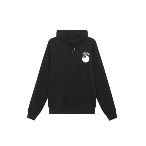 Stussy 8 Ball Pullover Hoodie Black