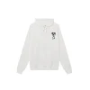 Stussy White Warrior Man Cotton Hoodie