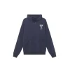 Stussy Navy Blue Warrior Man Cotton Hoodie