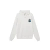 Stussy 8 Ball Logo Wool Hoodie White