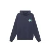 Stussy Star Pigment Dyed Cotton Hoodie Navy Blue