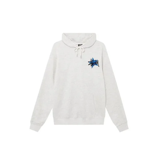 Stussy Star Pigment Dyed Wool Hoodie Natural