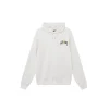 Stussy Basic Multicolour Logo Wool Hoodie White
