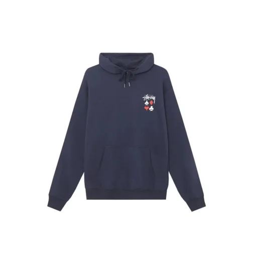 Stussy Basic Full Deck 2 Hoodie Navy Blue