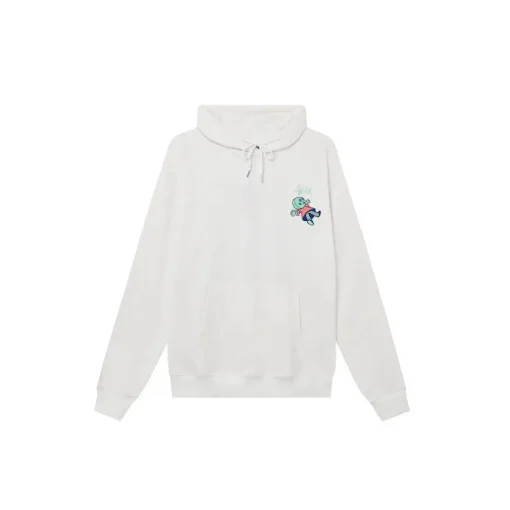 Stussy Dollie Fleece Hoodie White