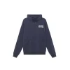 Stussy CDG Logo Hoodie Navy Blue