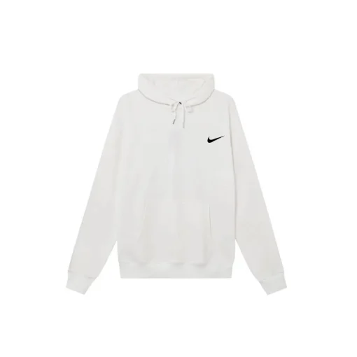 Stussy Sport Nike Logo Printed Hoodie White