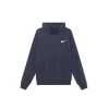 Stussy Sport Nike Logo Printed Hoodie Navy Blue