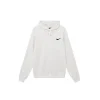 Stussy Sport Nike Logo Printed Wool Hoodie White
