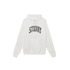 Stussy Logo Printed Hoodie White