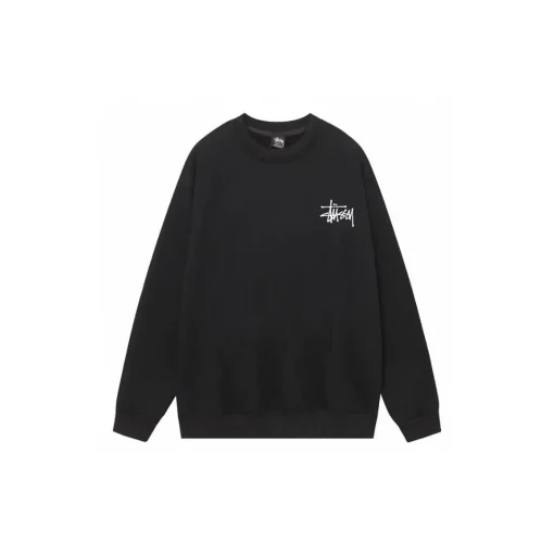 Stussy Logo Monogram Sweater Black