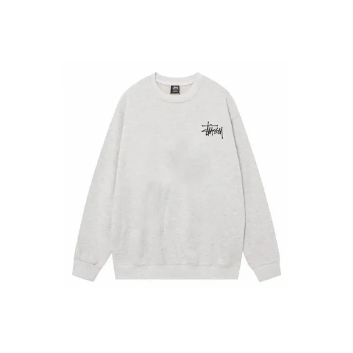 Stussy Logo Monogram Sweater Off White